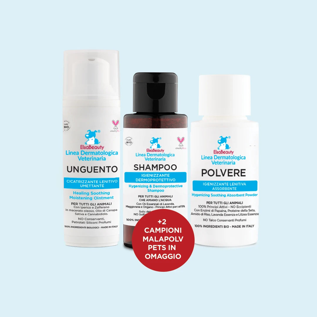KIT DERMATITE CORPO per Cani e tutti gli Animali