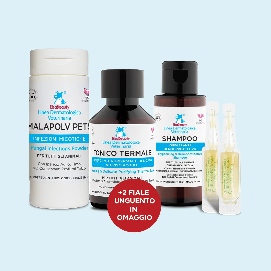 KIT MALASSEZIA CORPO per Cani e tutti gli Animali