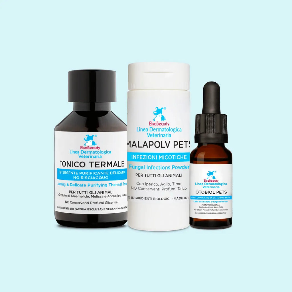 KIT OTITE e MALASSEZIA ORECCHIE Cane e Gatto